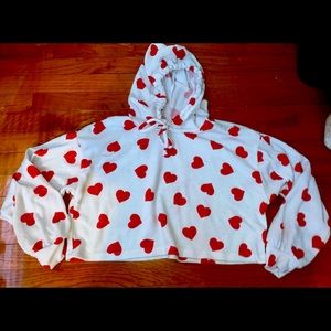 hearts hoodie